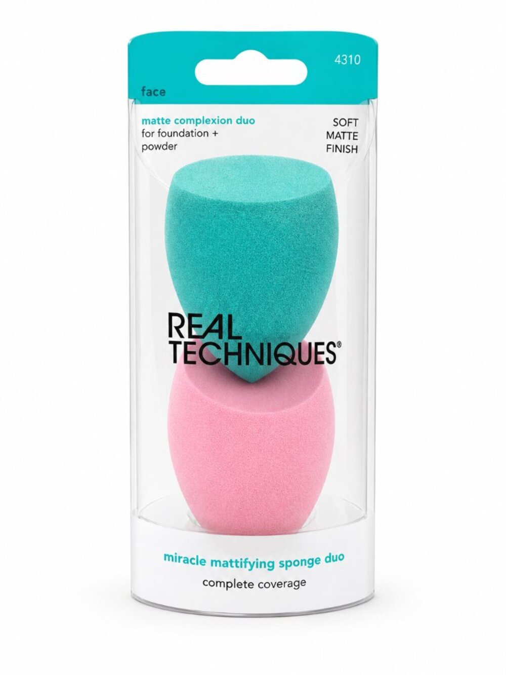 $6 When Bundled with $9+ | Real Techniques Miracle Mattifying Sponge Duo NEW